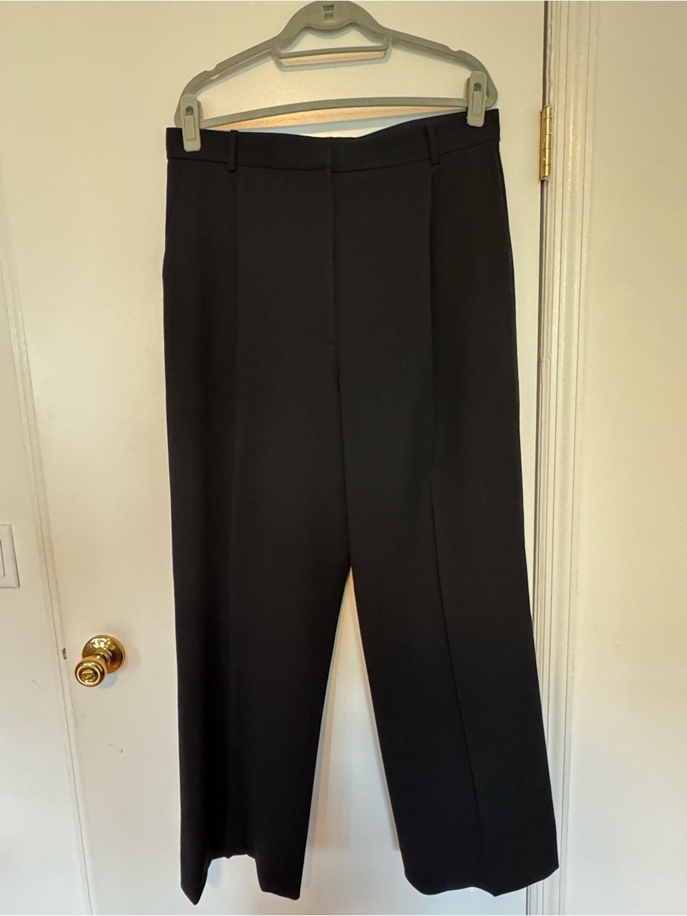 Designer - ST. JOHN Black Women’s Wide Leg Trousers
